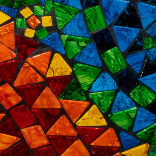 Mosaic Rainbow Square Bowl