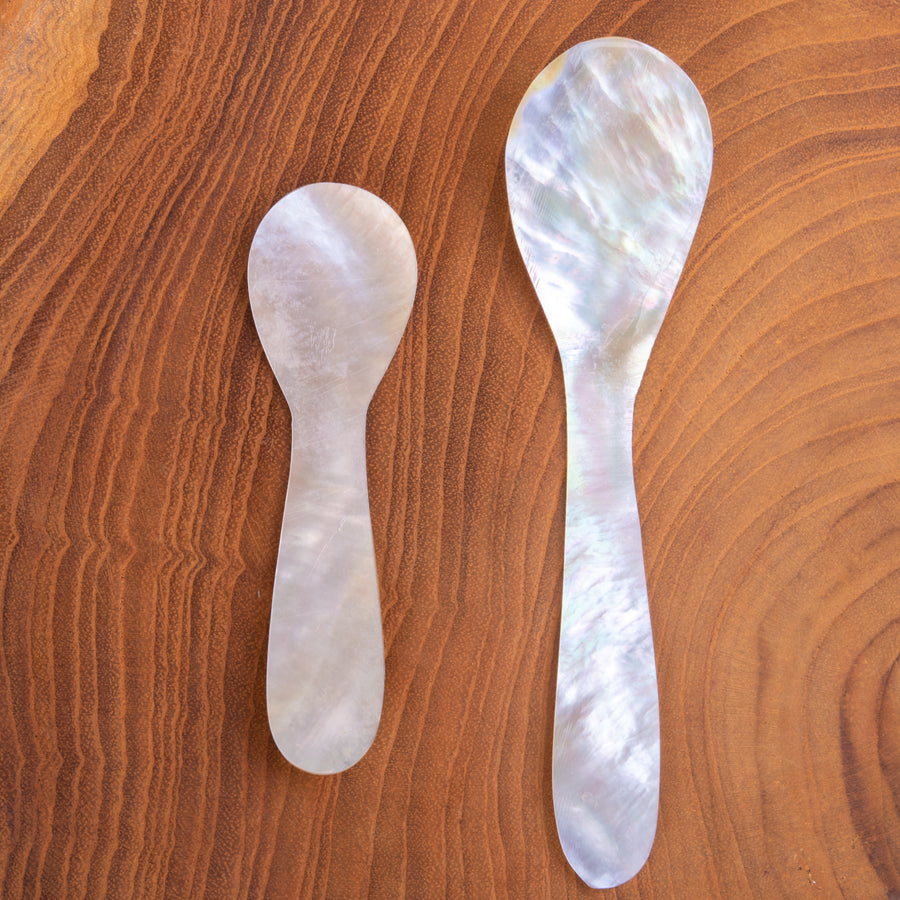 Mother of Pearl Condiment Spoons